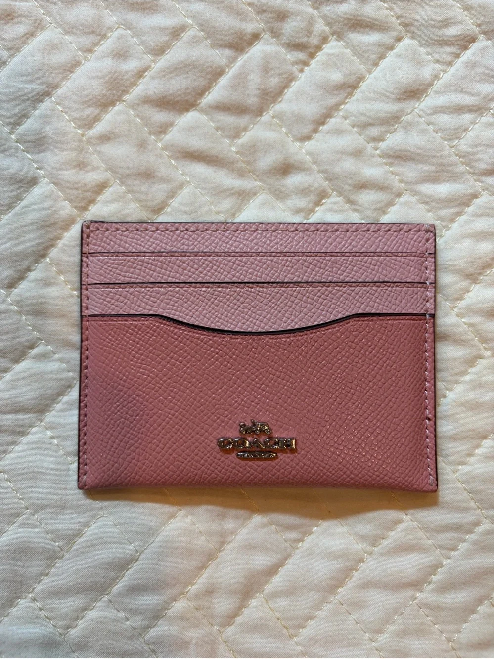 Coach Dusty Pink with Gold Logo
